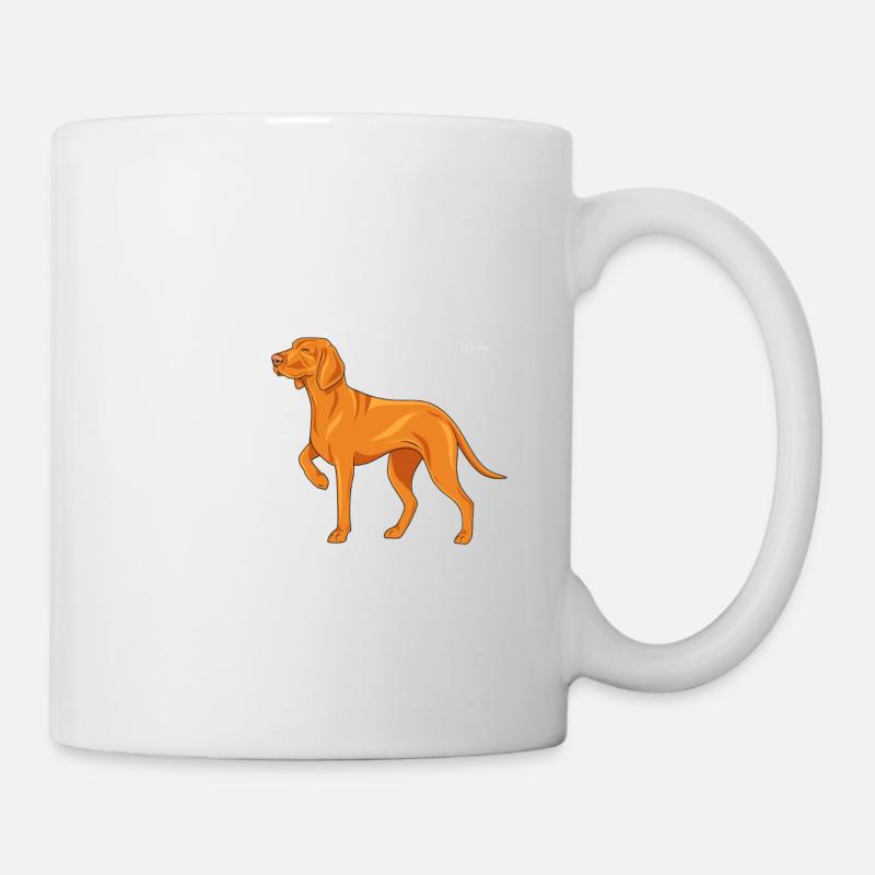 Vizsla Diamonds - Tasse - Weiß
