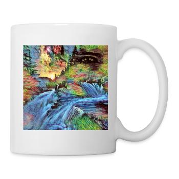Art graphique - Mug blanc - blanc - Droite