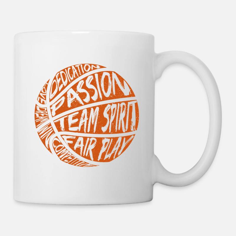 Basket-ball basket-ball équipe de basket - Mug blanc - blanc