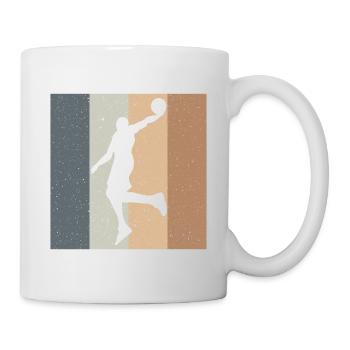 Basketball Basketballer Basketballmannschaft - Tasse - Weiß - Rechts