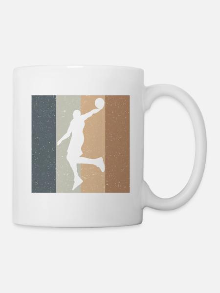 Basket-ball basket-ball équipe de basket - Mug blanc - blanc