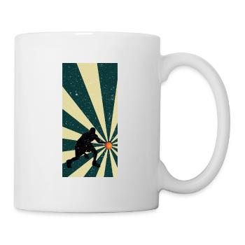 Basketball Basketballer Basketballmannschaft - Tasse - Weiß - Rechts
