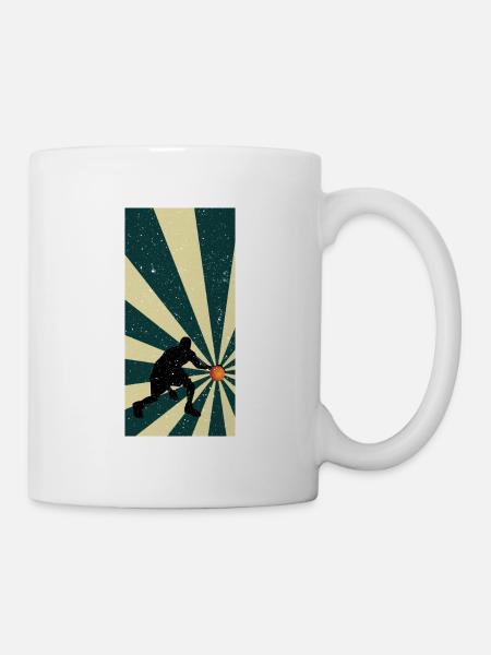 Basket-ball basket-ball équipe de basket - Mug blanc - blanc