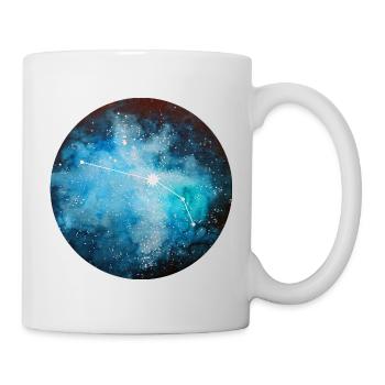 signe astrologique Bélier - Mug blanc - blanc - Droite