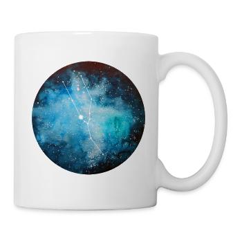 Sternzeichen Stier - Tasse - Weiß - Rechts