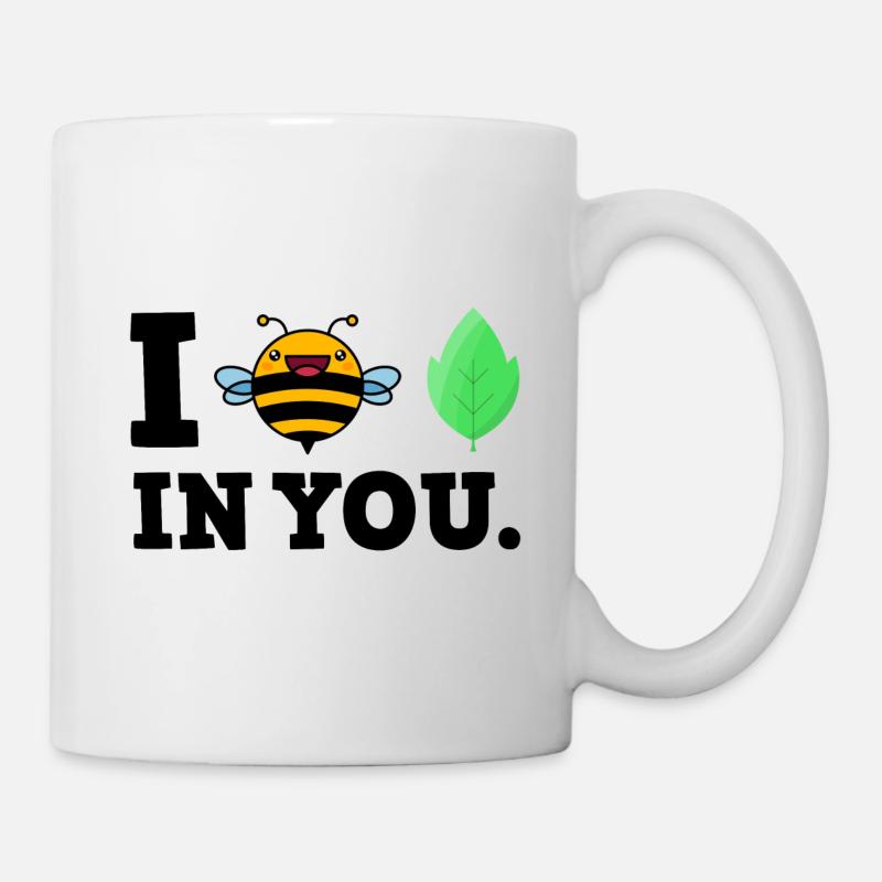 Lustige Witzige Sprüche Biene - Tasse - Weiß