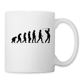 Golf Golfer Golf Course Golfers Evolution - Mug - white - Right