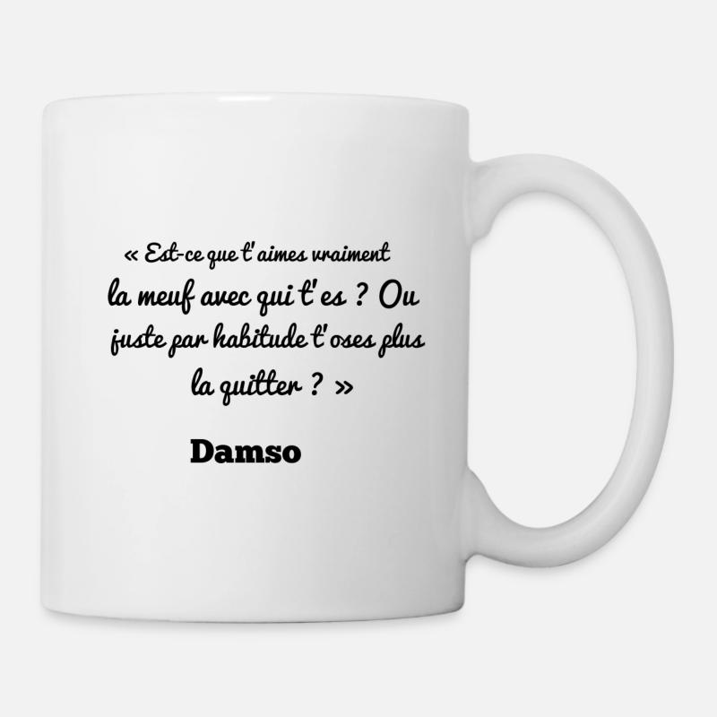 Punchline de Damso - Mug blanc - blanc