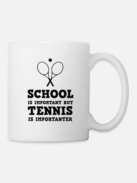 Tennis Tennis Tennis - Mug blanc - blanc