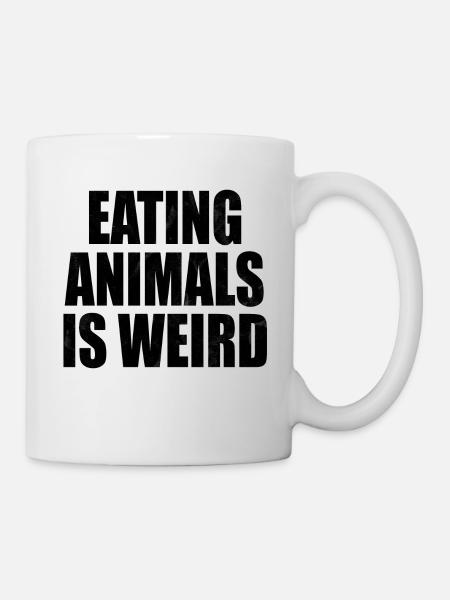 Veganer Veganerin vegan - Tasse - Weiß