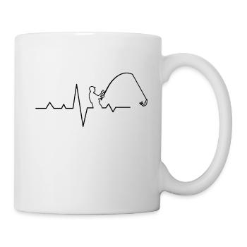 Angeln Angler Fischerei Fischer - Tasse - Weiß - Rechts
