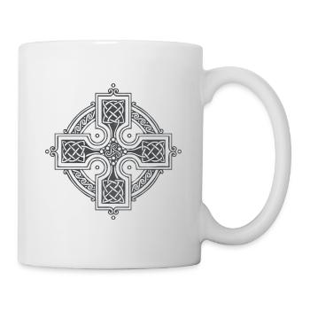 Celtic cross - Mug - white - Right