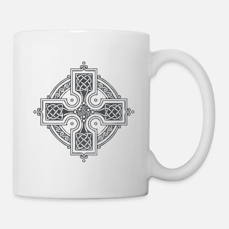 Croix celtique - Mug blanc - blanc