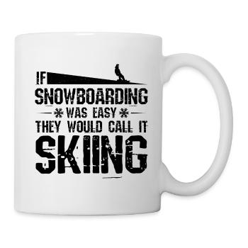 Snowboarding Snowboarding Snowboarding Snowboarder - Mug - white - Right