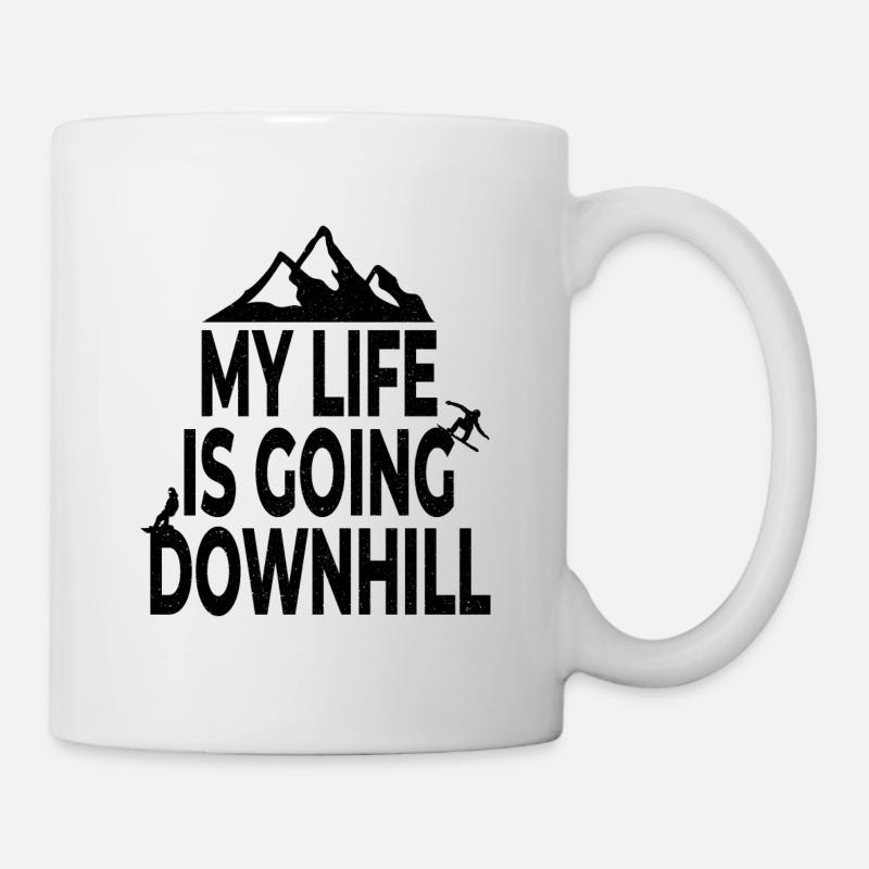Snowboard Snowboard Snowboard - Mug blanc - blanc