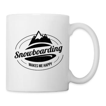 Snowboarding Snowboarding Snowboarding Snowboarder - Mug - white - Right