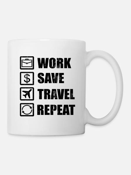 to travel - Mug - white