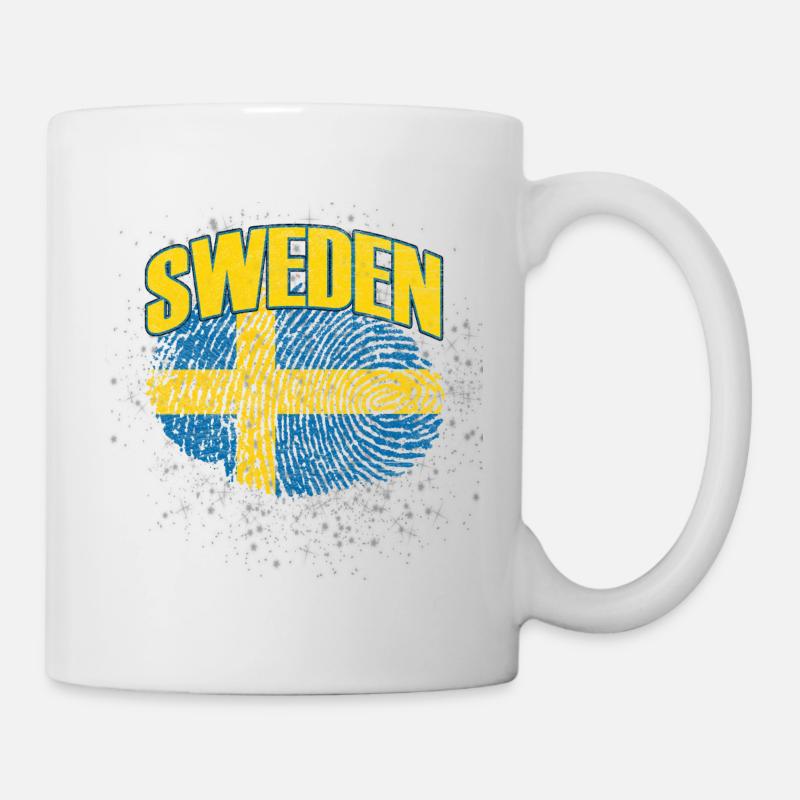 Schweden - Tasse - Weiß