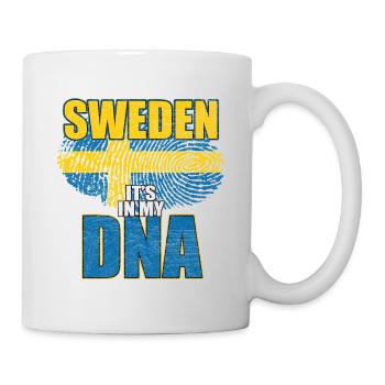 Schweden - Tasse - Weiß - Rechts