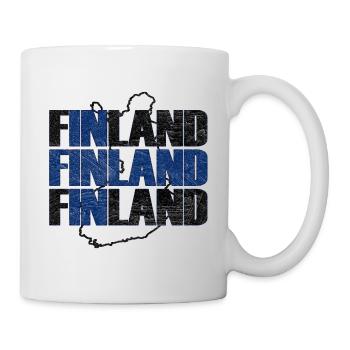 Finlande - Mug blanc - blanc - Droite