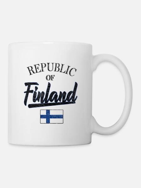 Finlande - Mug blanc - blanc