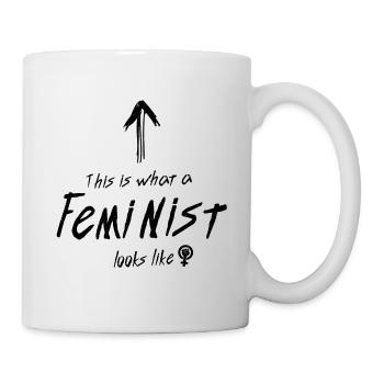 Feminist feminism feminist - Mug - white - Right