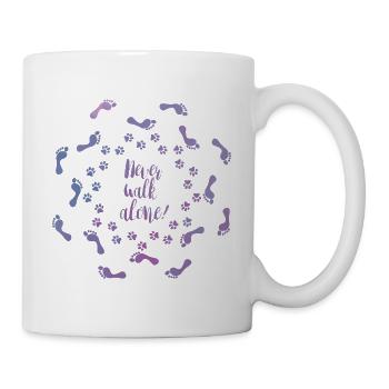 Never walk alone! - Tasse - Weiß - Rechts