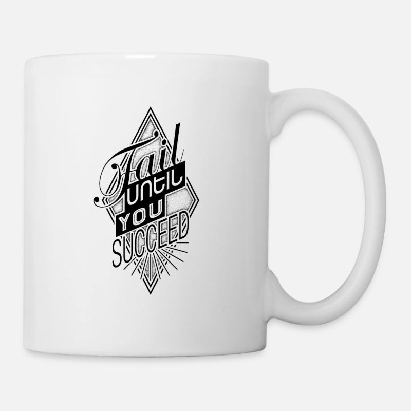 fail until you succeed - Mug - white