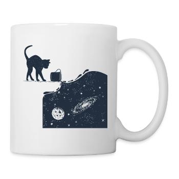 Universe Cat - Tasse - Weiß - Rechts