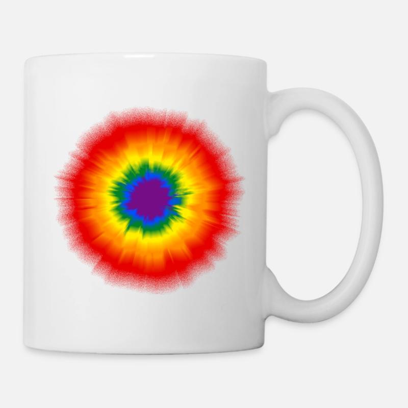 Beautiful Psychedelic Rainbow Eye! RETRO - Tasse - Weiß