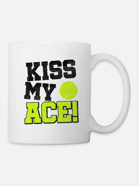 Tennis tennis balle tennis match tennis joueur - Kop/krus - hvid