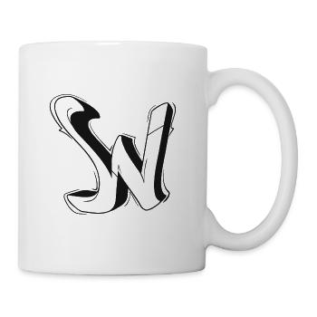 W - Tasse - Weiß - Rechts