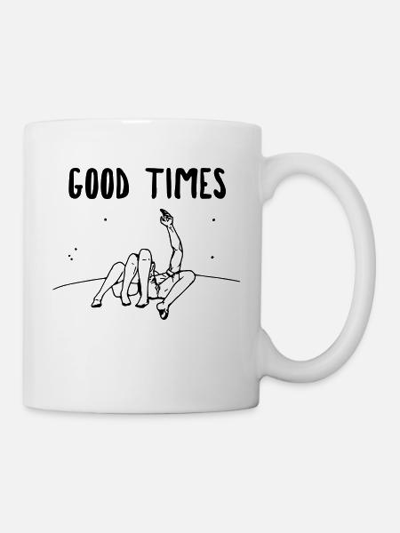 Bons moments - profitez de la convivialité - Mug blanc - blanc