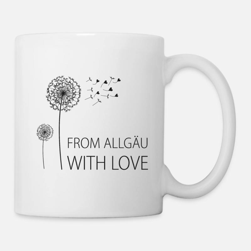 From Allgäu with love - Tasse - Weiß