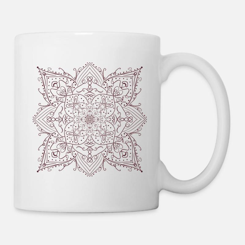 mandala - Mug blanc - blanc