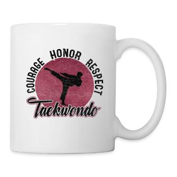 Arts Martiaux Taekwondo Karaté Japon Arts Martiaux - Mug blanc - blanc - Droite
