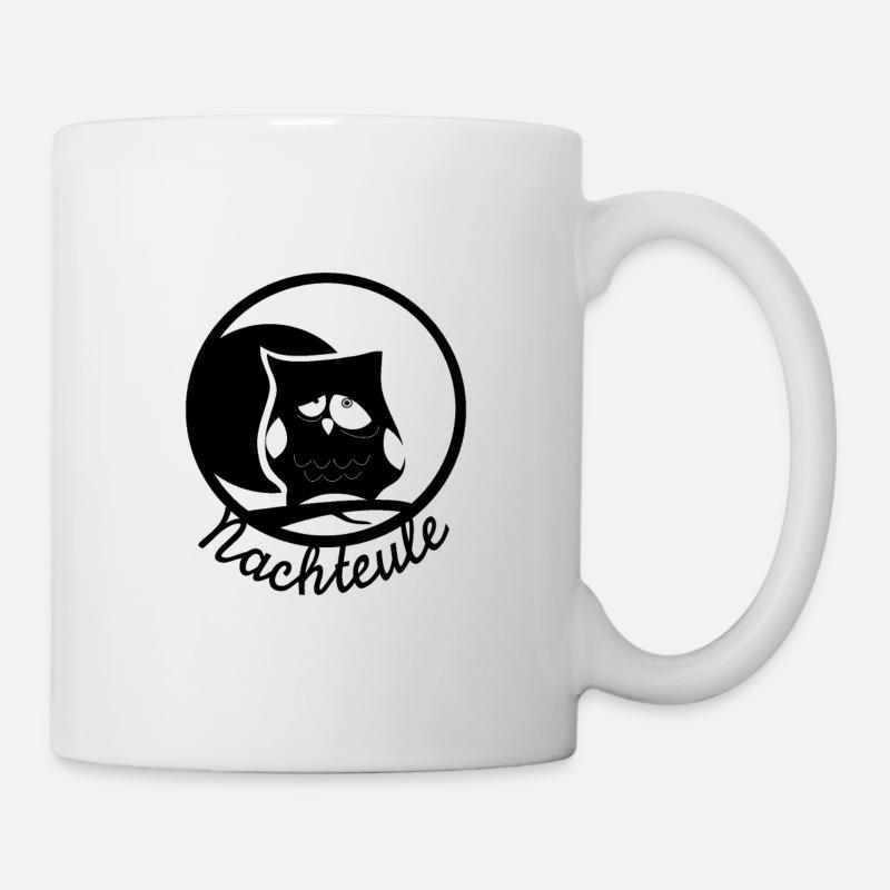NIGHT OWL (b) - Mug - white