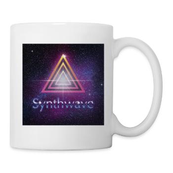 synthwave - Mug blanc - blanc - Droite
