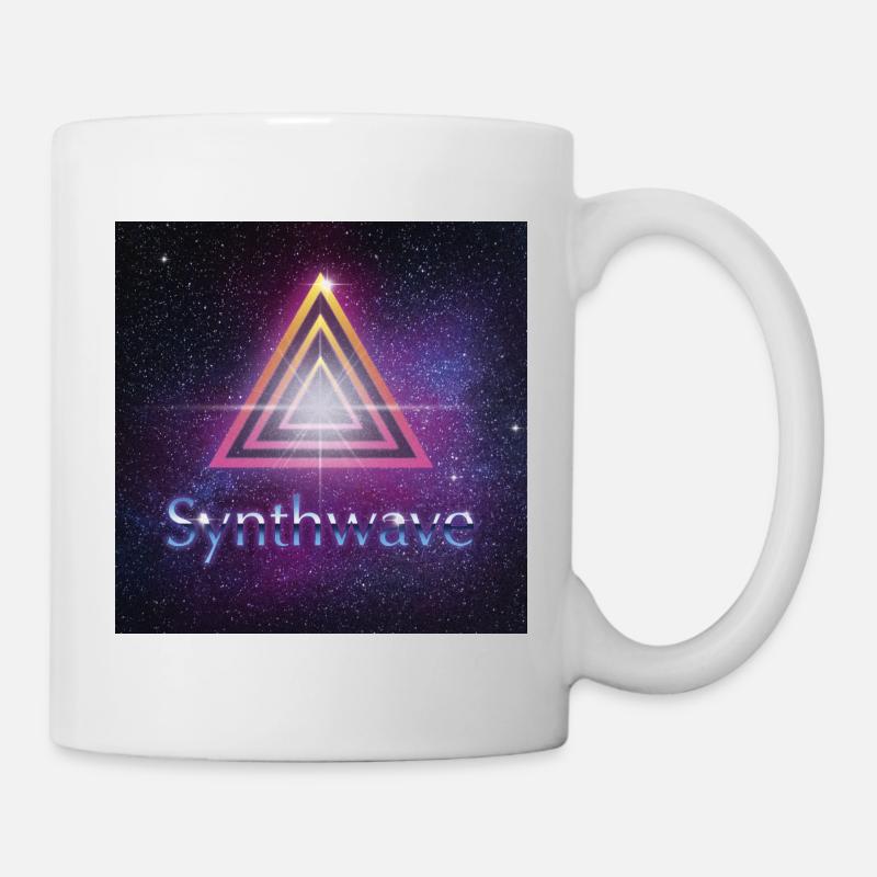 Synthwave - Tasse - Weiß
