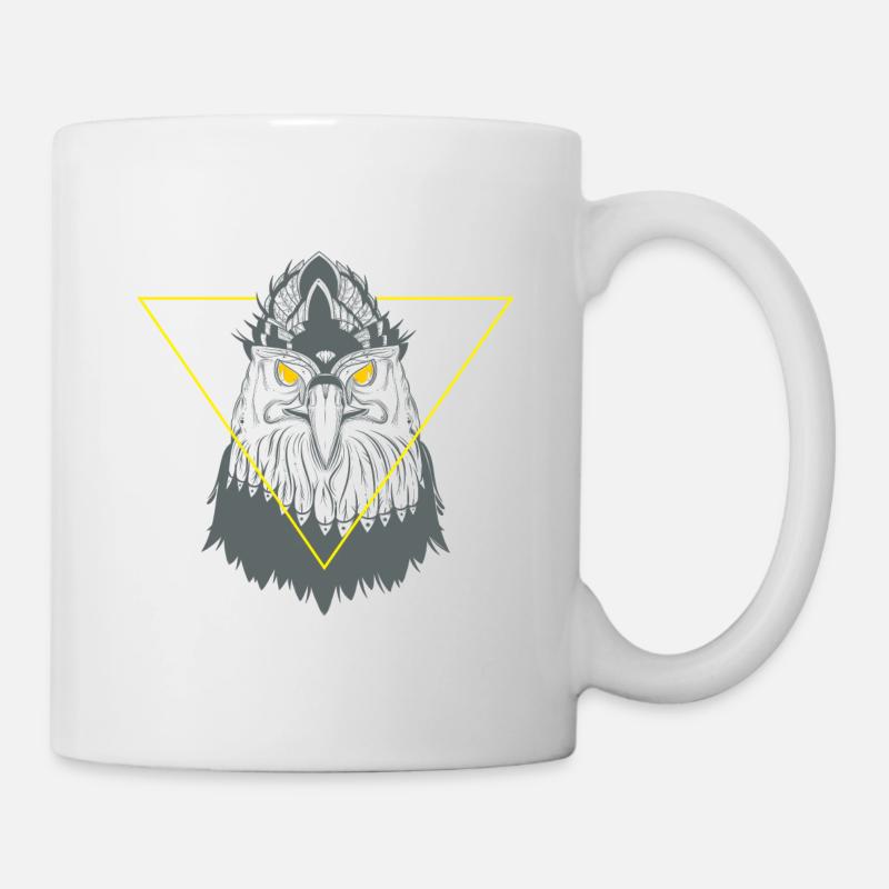 Goldaugen Adler - Tasse - Weiß