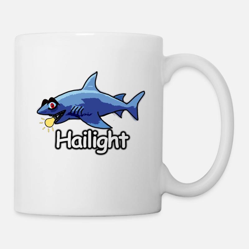 Hai-Light / Highlight (Wortwitz) - Tasse - Weiß