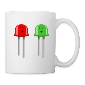 LED Bros - Tasse - Weiß - Rechts