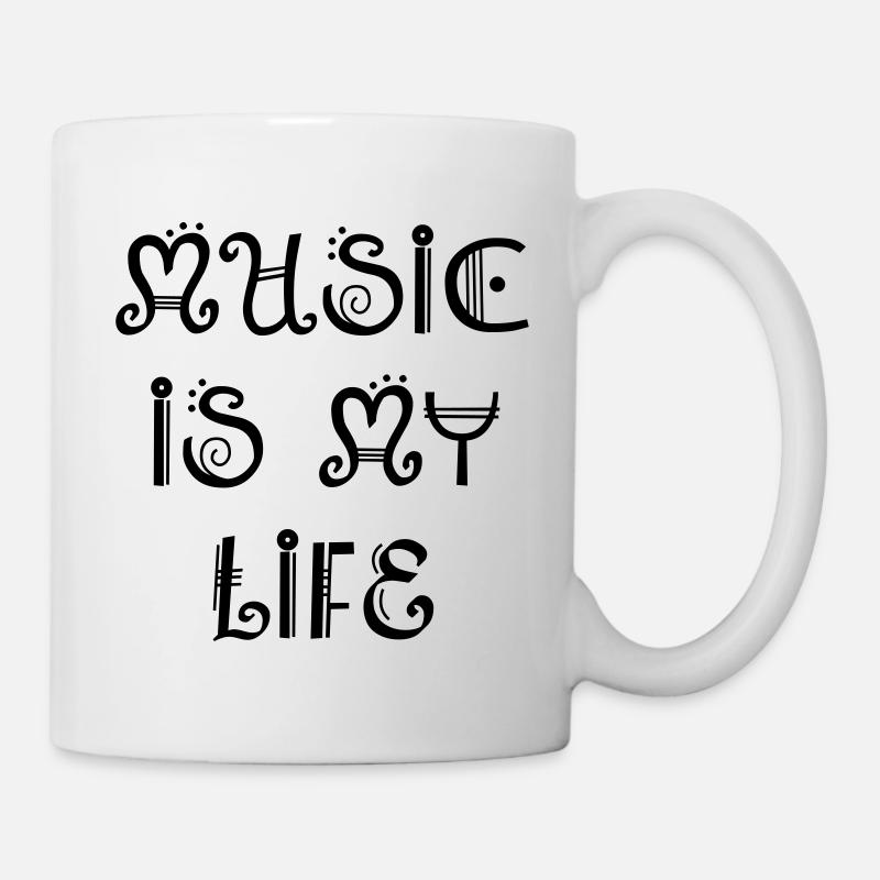 MUSIQUE - Mug blanc - blanc
