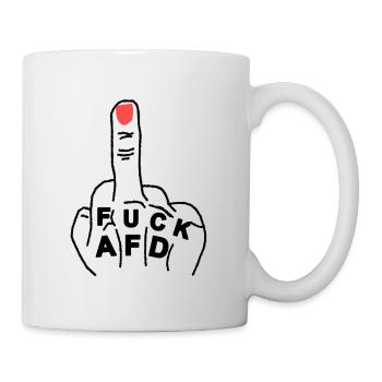 FUCK AFD - Mug - white - Right