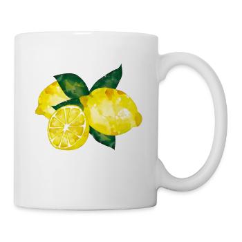 Lemons - Tasse - Weiß - Rechts
