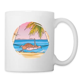 Kiwi Urlaub - Tasse - Weiß - Rechts