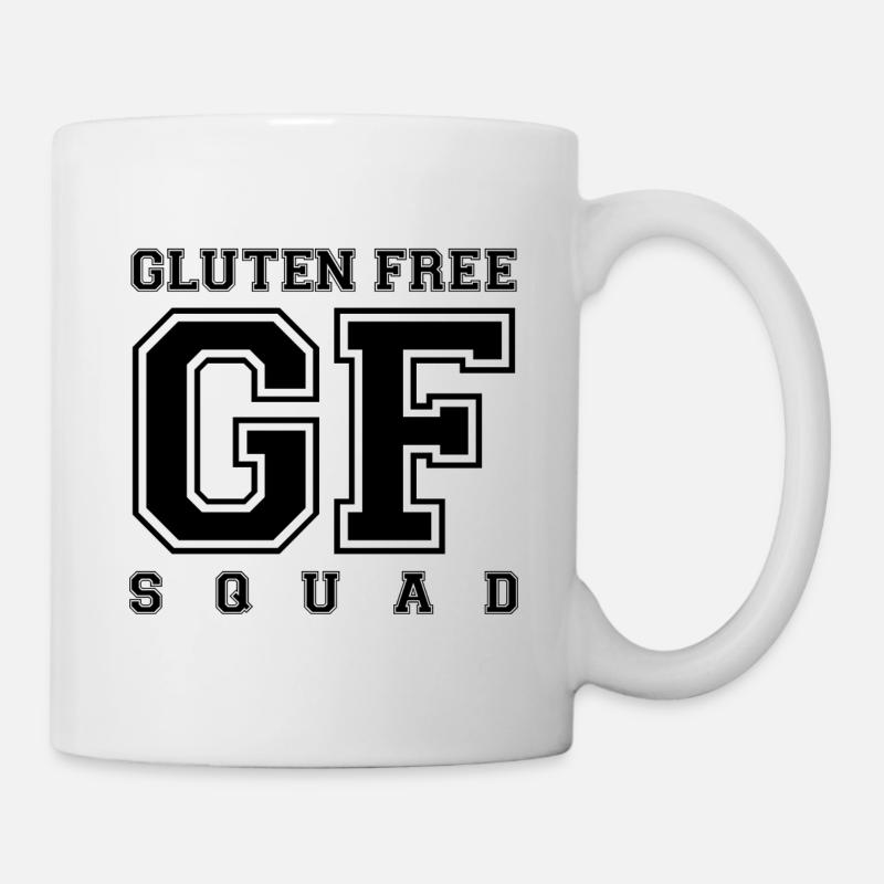 GLUTEN FREE SQUAD (b) - Tasse - Weiß