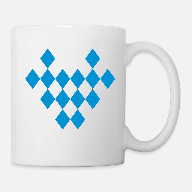 in Bavaria motif - Mug - white