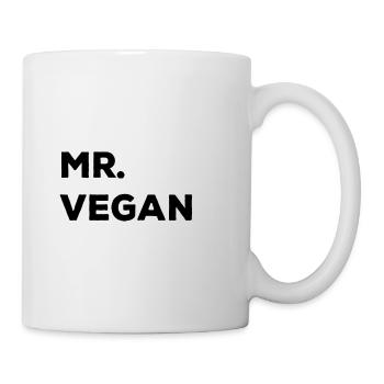 Mr. Vegan - Tasse - Weiß - Rechts