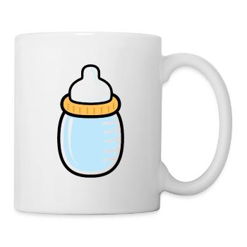 Bébé Bottle - Idée cadeau de bébé - Mug blanc - blanc - Droite